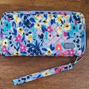 Lug Floral Quilted Wallet